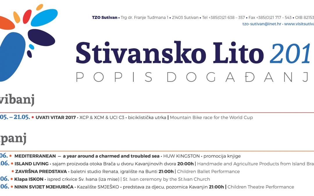 Kompletan program Stivanskog lita 2017